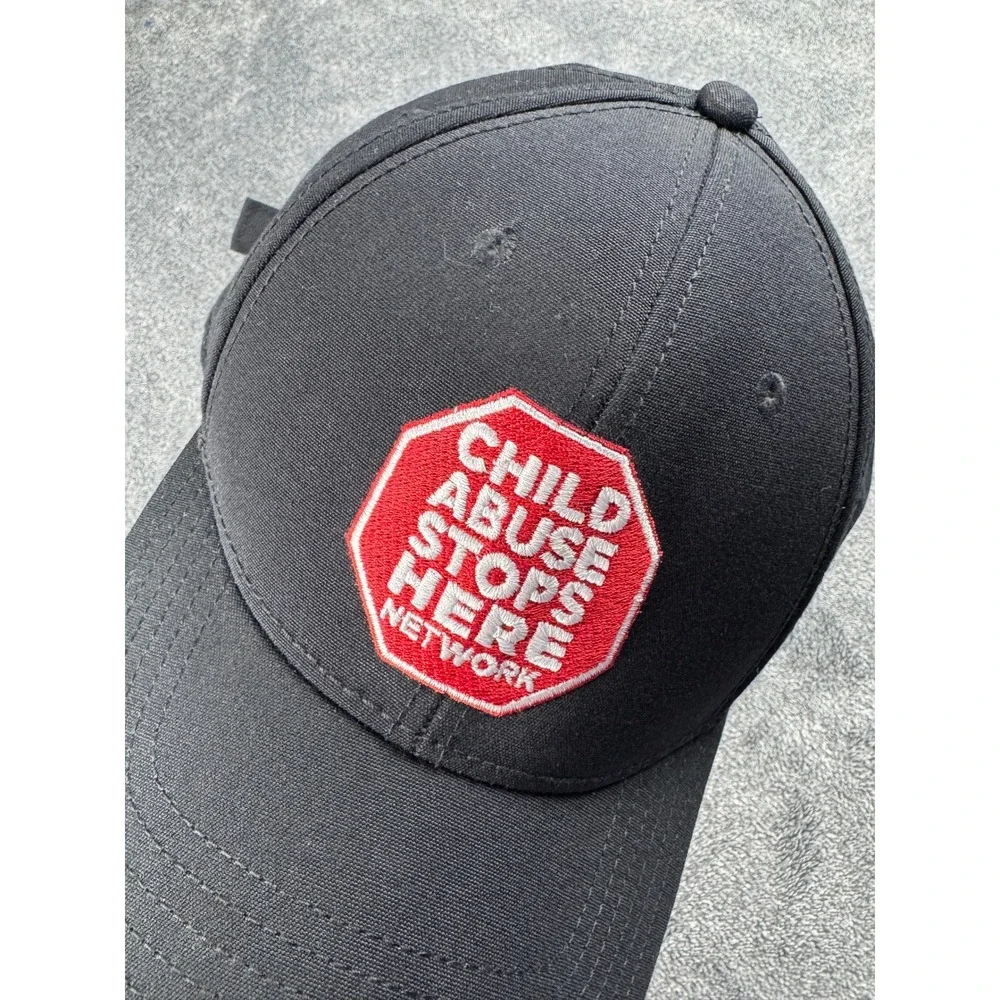 The North Face Black Hat Child Abuse Stops Here La Banderita Tortillas Strapback